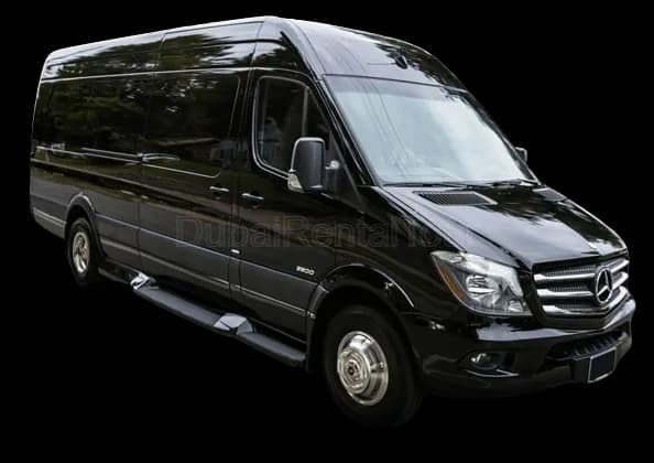 Mercedes Sprinter van rental in Dubai Mercedes Sprinter van — bus rental Dubai, 12-18 seats